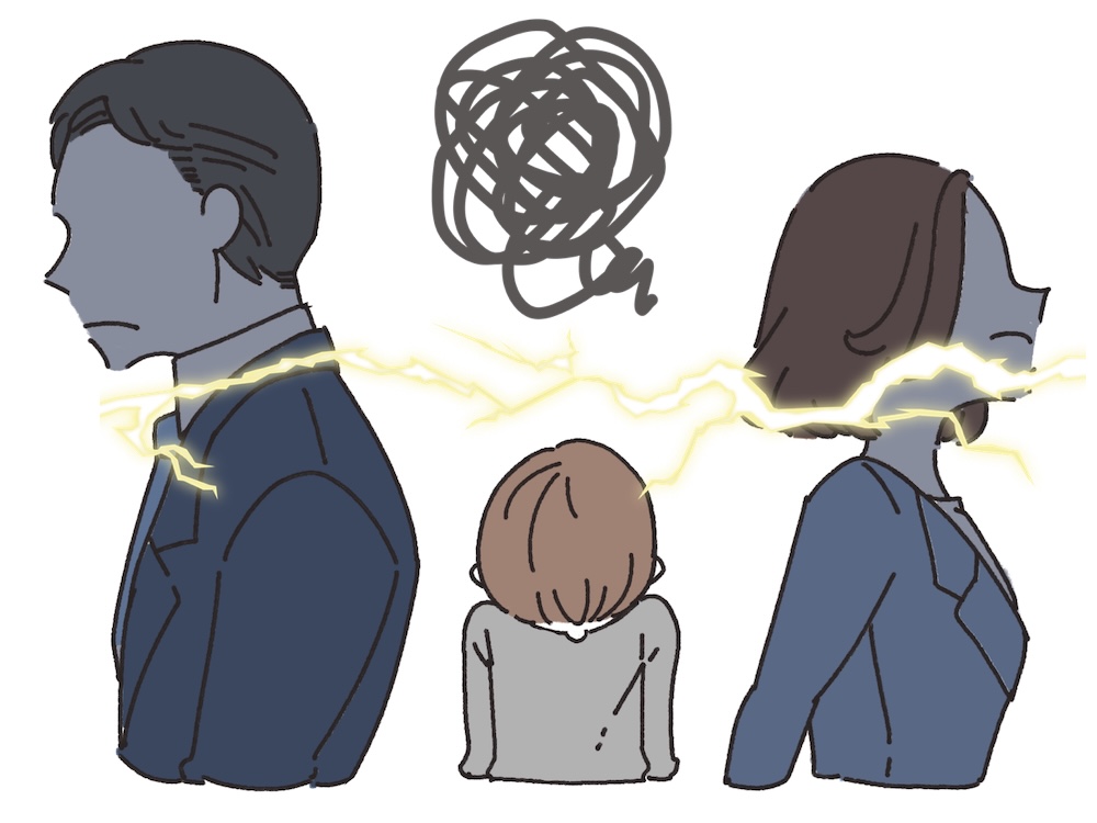 家庭内別居中の家族