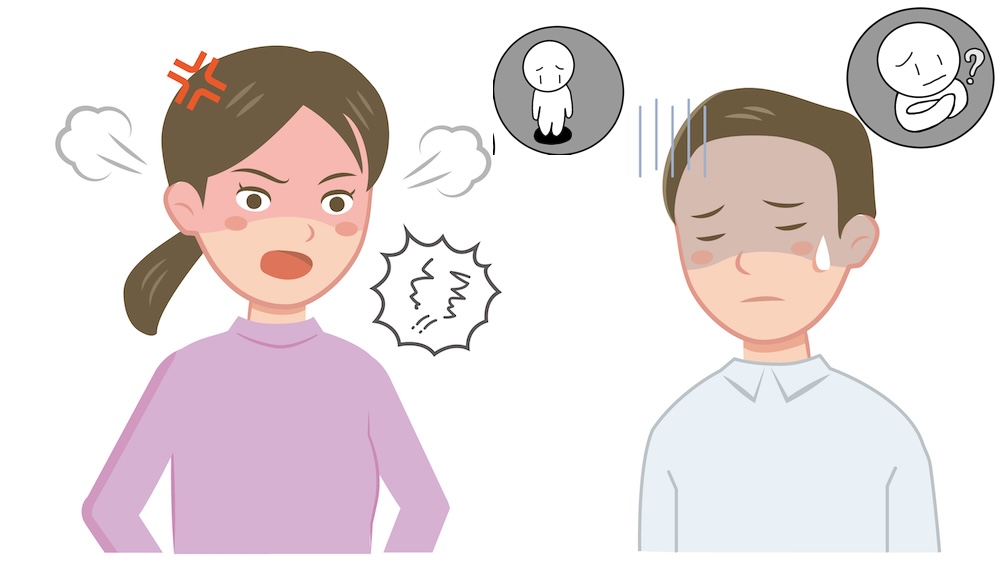 行き詰まった夫